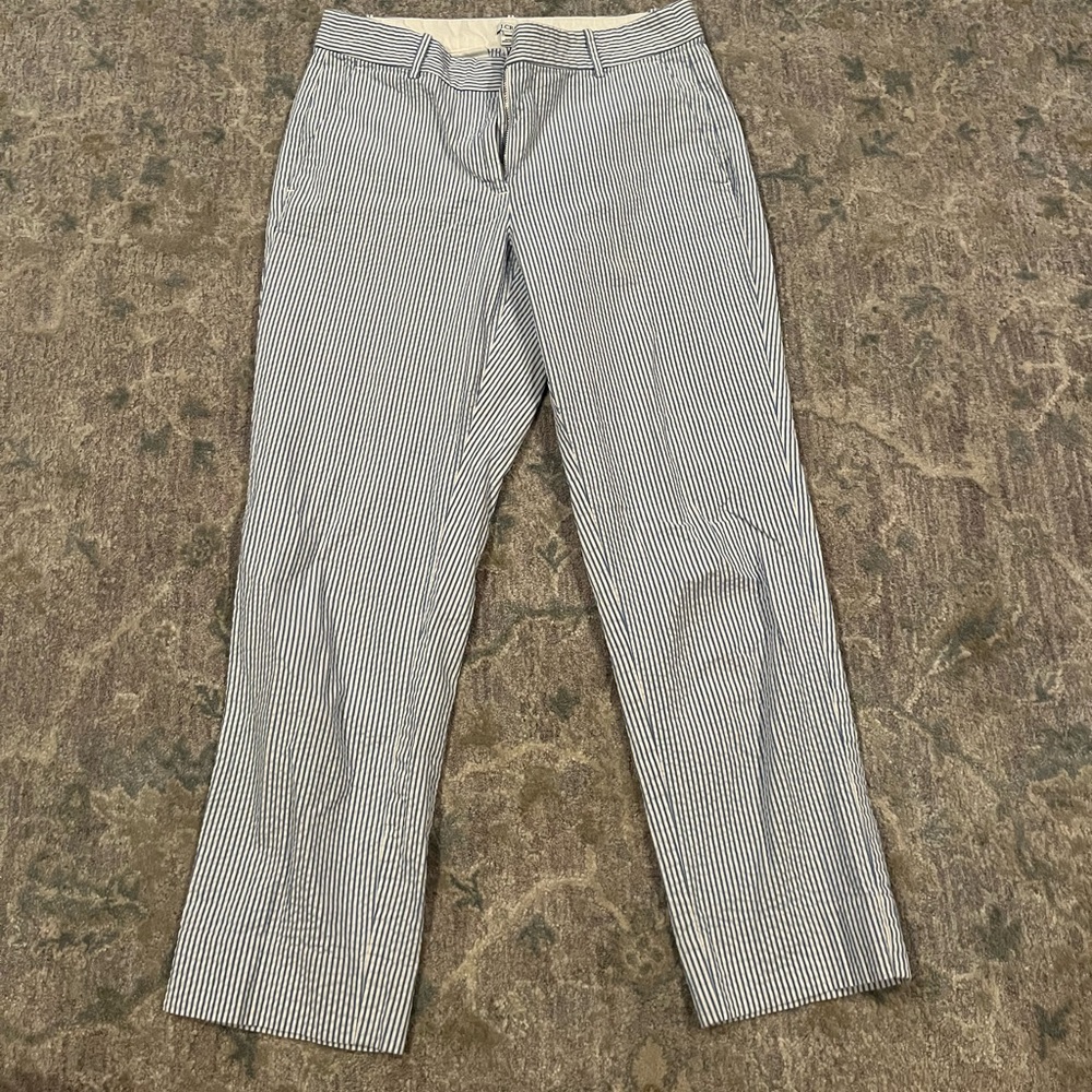 Jcrew pinstripe pants